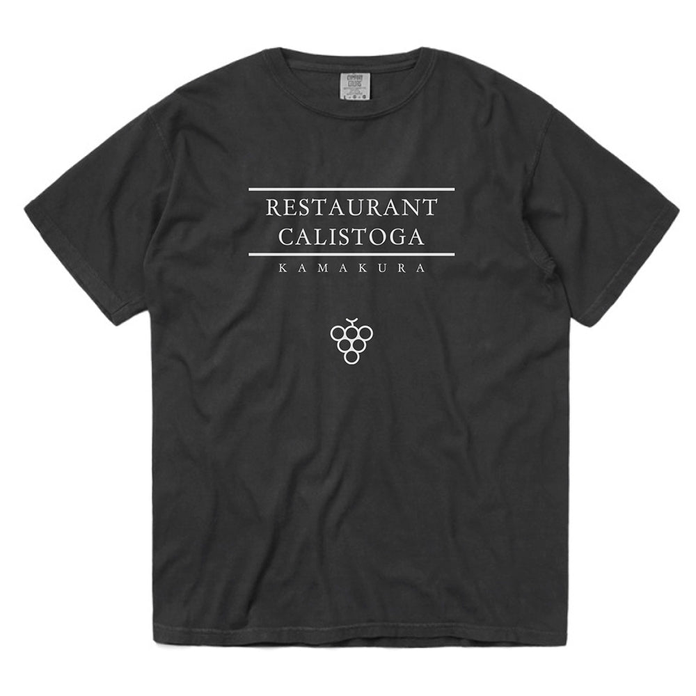 CALISTOGA LOGO Short Sleeve T-shirts BLACK